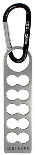 10 PCS Zelthering Halter Halter für Zeltstange aus Aluminium - Schwere Aufbewahrungstasche für Stöcke und Nägel, ohne Zeltstangen Abbto