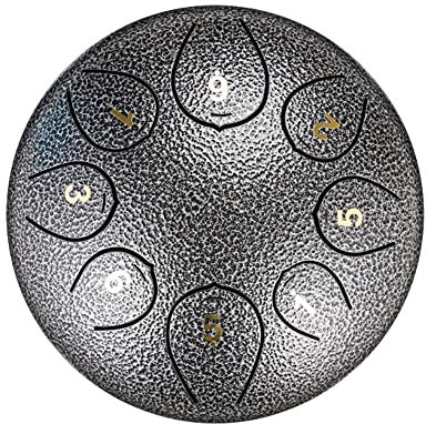 Fayelong Zen Stahl Zunge Trommel 8 Töne 6 Zoll Trommel Kit Handpan Schlagzeug Musikinstrumente Für Musikerziehung, Heilung Des Geistes, Yoga Meditation