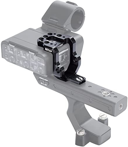 Nitze Verlängerung Montageplatte mit Kaltschuh und 1/4 Gewinde für Sony FX3 FX30 XLR-H1 Handgriff