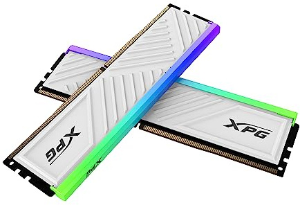 XPG SPECTRIX D35G RGB DDR4 3600MHz CL18 16GB (2x8GB) PC4-28800 RAM 288-Pin UDIMM Kit de Memoria de Escritorio, disipador de Calor Blanco (AX4U36008G18I-DTWHD35G)