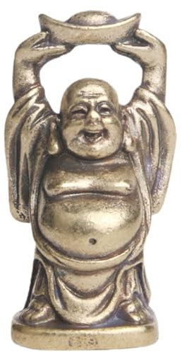 EXCEART Statua Decorativa Rame Retro Forma Di Buddha Figure Miniature Per Arredamento Esterno e Per Oggetti Decorativi e Souvenir Unici