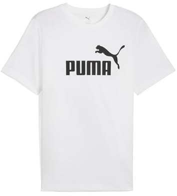 PUMA Ess No. 1 Logo Tee, Magliette Unisex - Adulto, PUMA White, XL