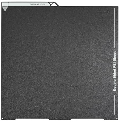 Druckplatte für Anycubic Kobra 3, Kobra 3 Combo 3D-Drucker,256x268mm | Beidseitig strukturierte, flexible Bauplatte, magnetische PEI-Plattform aus Federstahl für 3D-Drucker, leicht ablösbar