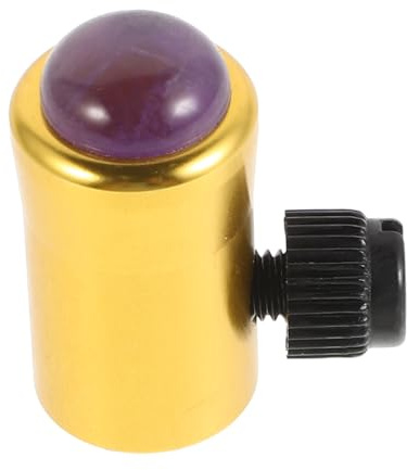 IMIKEYA Stimmgabelfüße Goldfarbenem Schraubdesign aus Aluminiumlegierung Stimmgabel mit Leichte Schönem Aussehen für Therapie und Meditation