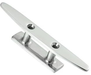 Motoforti 5 125mm Stainless Steel Flagpole Cleat Hook Boat Deck Rope Cleats Long-lasting