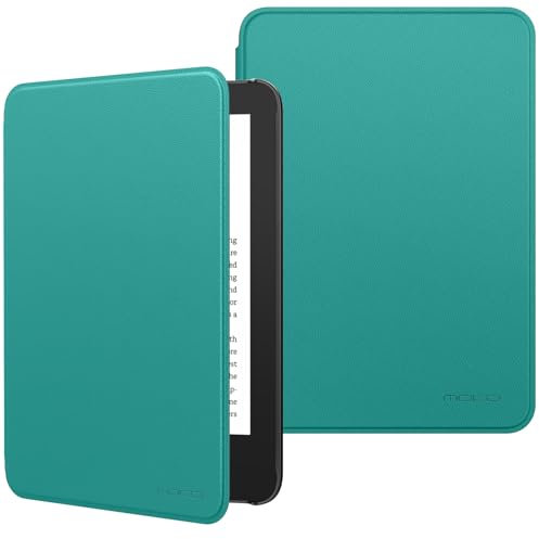 MoKo Hülle für 6 Neu Kindle (11. Generation, 2024/2022) & Internationale Version, Leichte Schutzhülle mit Auto Schlaf/Wach Funktion Smart Cover für Kindle 2024 11. Generation e-Reader, Jade Grün