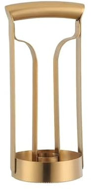 Cortador de piña de acero inoxidable, cortador de ananas, extractor de carne, máquina removedora de descorazonadores para el hogar, cocina, herramientas de frutas (dorado)