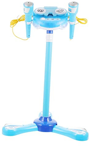 WEKAMOS Early Education Microphone Toy for Boys and Girls Pink Double Microphone Design for Karaoke Singing Educational Toy for Boy Girl to Play and Learn at Home Classroom