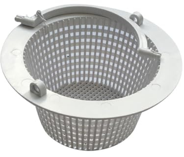 Panier de Skimmer de Piscine 16 cm – Panier de Skimmer Robuste avec/sans poignée pour Le Nettoyage de la Piscine – Compatible avec la Plupart des Skimmers de Piscine – Idéal pour Piscine de