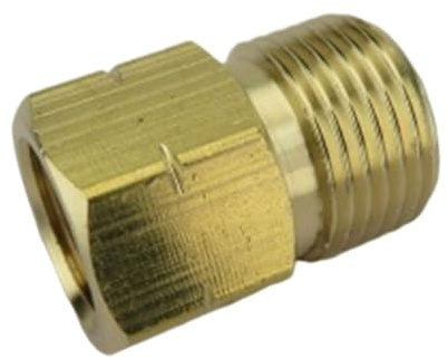 Multipurpose Copper Reducer Adapters 3/8Inch Internal 1/4Inch External Left Hand Thread for Propane Systems Connectors Left Hand Thread