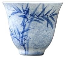 Matcha Cups - Taza de té china pura pintada a mano teñida con tinta, taza de café de viaje, taza de té personal retro, taza de té para el hogar, hostelería, taza de té, juego de té de cerámica, taza