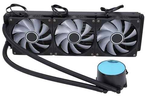 Dilwe de Refrigeración Líquida RGB CPU Cooler 360 Mm con Amplia Compatibilidad para LGA 1700 1200 115X, para Jugadores de PC
