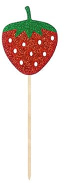 PENIKOKO Palillos Para Pasteles Hawaianos De Papel, Decoración Para Tartas De Frutas 12 Piezas, Diseño De Frutas Surtidas Para Fiestas De Verano y Cumpleaños Tropicales
