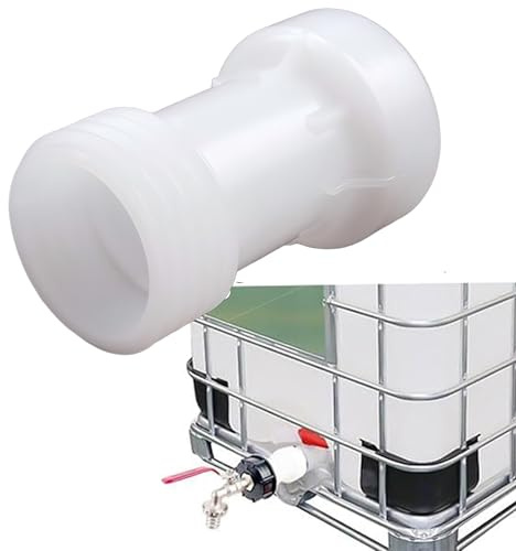 IBC Auslaufhahn 1000L S60x6 Messing Wasserhahn für Regentonne Wassertank | IBC Wasserhahn Set passend für 1000l IBC Container. Inkl. Adapter, Dichtungen. Ideal für Garten, Bewässerung & Haushalt.