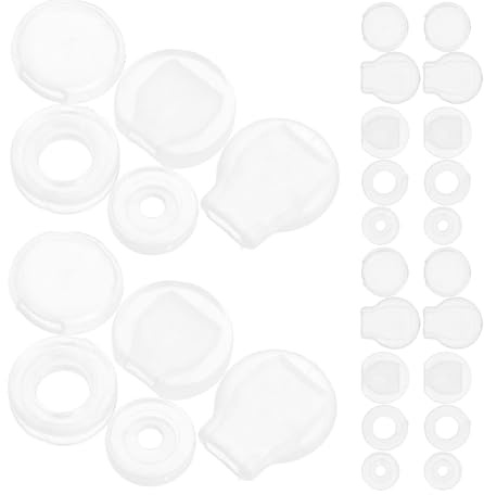Hemobllo 50 Stück Transparente Silikon Ohrclip Polster mit Rutschfestem Design und Komfortabler Passform für Schmerzfreie Ohrläppchen bei Arbeit und Besonderen Anlässen