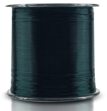 Angelschnur 500M Angelschnur 0,1MM-0,47MM 2LB-35LB Monofilament-Nylonmaterial aus Angelkarpfenschnur(Dark Green 500M,1.0)