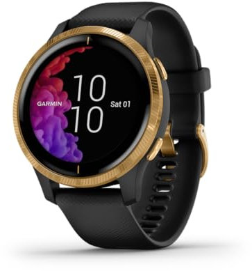Garmin Venu Sportswatch, Black/Gold REFURB