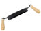 10 Inch Draw Shave Knife, Straight Woodworking Bark Peeler Debarking Hand Tool for Carpenter, Woodworker and Gardener