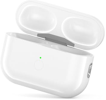 BRILLESS Kabellose Ladehülle, kompatibel mit AirPods Pro 1. und 2. Generation, Ersatz-Bluetooth-Ladebox mit Pairing-Sync-Taste und Typ-C-Ladegerät