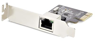 StarTech.com Tarjeta de Red PCIe de 1 Puerto Gigabit - Ethernet RJ45 - Perfil Bajo - 10/100/1000Mbps - Realtek RTL8111H - TAA
