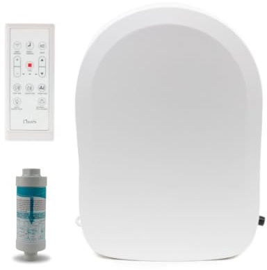 Nashi Intelligenter japanischer WC-Sitz | Wasserstrahl | Elektronischer WC-Deckel mit Absenkautomatik | Deluxe Pro