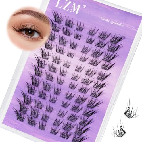 LZM Wimpern Extensions Cluster Lashes C Curl Wimpern Einzeln 10-12mm (ZK-05)