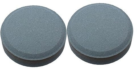 Hemobllo 2piezas Piedra De Afilar Redonda Doble Para Cocina y Hogar Piedra De Afilar Portátil Para Exteriores Para