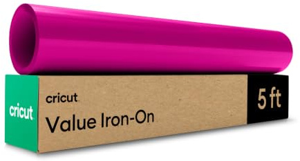 Cricut® Value Iron-On, Magenta (12 in x 5 ft) - HTV Heat Transfer Vinyl