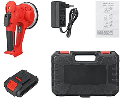 6 engrenages carreaux carrelage Machine électrique carrelage vibrateur ventouse réglable automatique sol vibrateur pose outil de nivellement(1 Battery)