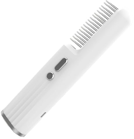 WJnflQN Heat Brush Hair Straightener - Heat Electric Steam Straightener Comb | Portable Styling Accessories for Thick Short Frizzy All Types Curling Women Men Salon Date Night Birthday