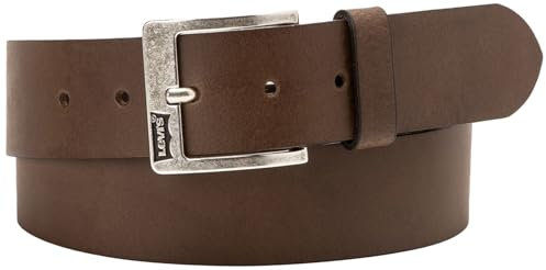 Levi's Herren Cloverdale Gürtel, Braun (Brown 28), 80 (Herstellergröße: 95)