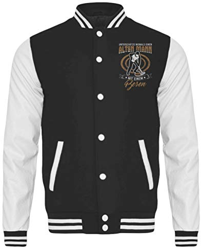 Chorchester Perfekt Für Alle Eisstockschiessen Fans - College Sweatjacke -L-Schwarz-Weiss