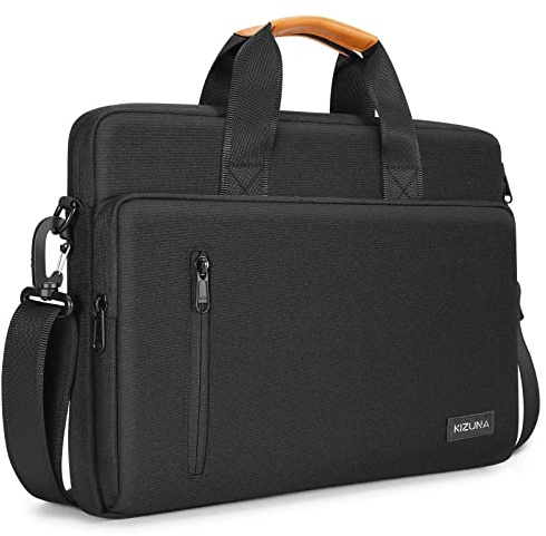 KIZUNA Laptoptasche 15.6 Zoll Notebook Tasche Laptop 15 Für MacBook Pro 16 M2/16 Lenovo IdeaPad 5 Pro & Pro 5i/Flex 5 & 5i/IdeaPad 3i & Slim 3i/Legion Pro 5//HP/Huawei/Dell Hülle Sleeve Bag,Schwarz