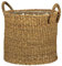 Scheurich Seegras 23, Korbgefäß/Korb-Pflanzgefäß/Korbtopf mit Griffen aus Seegras Farbe: Nut, 24 cm Durchmesser, 20 cm hoch, 7,5 l Vol.