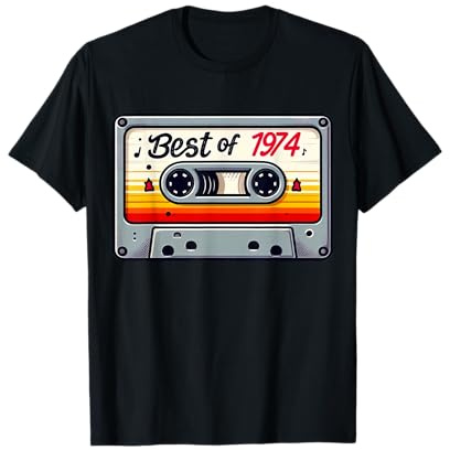 52. Geburtstag Mann Frau 52 Jahre 1974 Deko Geschenk Lustig T-Shirt