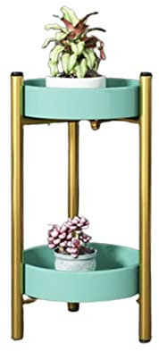 Metall Hoch Pflanzenständer Innen/Außen, Topfpflanzenständer Pflanzenständer Blumentopfständer, Blumentopfständer Topfständer für Haus, Garten, Terrasse, Begrünung, 25×25×60 cm