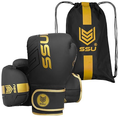 Gants de Boxe de qualité supérieure de 12 oz Gants de Boxe pour Femme, Gants de Boxe pour Adultes, Gants de Boxe lestés, Gants de Sparring, Gants de Boxe 2 Paires, Gants de Combat, Gants de Boxe