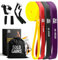 Solo Gains Resistance Bands Set – 4 Levels Stretch Bands for Exercise Include Door Anchors, Handles, Protective Covers – Elastic and Durable Physio Resistance Bands Elastic Bands Gym