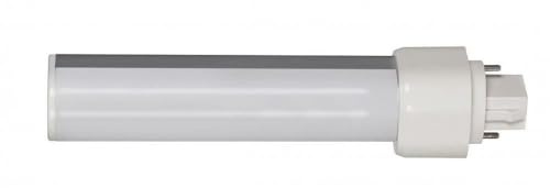Satco S8531, 3000K, 950 Lumens, G24d Base, 50000 Hours, 120 Deg. Beam Angle, Horizontal, Type B; Ballast Bypass, 9 Watt LED PL 2-Pin Bulb