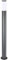 Monzana Lampadaire moderne 100 cm Luminaire extérieur E27 Lampe de jardin en acier inoxydable - Anthracite