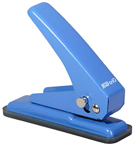 GELRHONR Handheld Portable Puncher, Einzellochstanzer mit 20 Blatt Stanzkapazität, 6mm Loch, Single Hole Puncher,für Papier, Spanplatten, Karteikarten,für Office Home Schüler