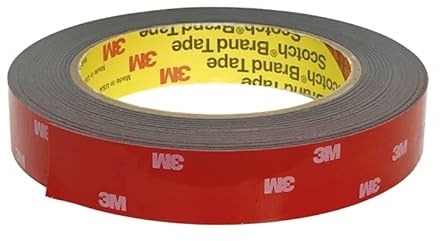 SANKA Doppelseitiges Klebeband Extra Stark, Wasserfest und Hochtemperaturbeständig für Auto, Heim- und Büro (20 mm x 4,7 m)
