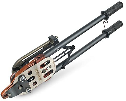 Woodpecker C50 11 Gauge Manual Snap Ring Plier 1-1/2-Inch Crown Fencing Tool Hog Ring Plier Hog Ring Gun 13-14mm Closure Diameter Manual C Ring Stapler for Wire Cages, Mattress, Gabion