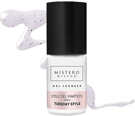 Mistero Milano TUESDAY STYLE Hybrid Lack - UV LED Nagellack - Gellack Farbgel Gelnägel - UV Nagellack Hybrid - Anfänger DIY Nail Art Maniküre Salon, Langlebig - Nagellack für Nägel Behandlung - 7 ml