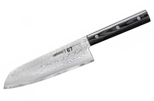 Samura DAMASCUS 67 Santoku Hohlschliff 175 mm