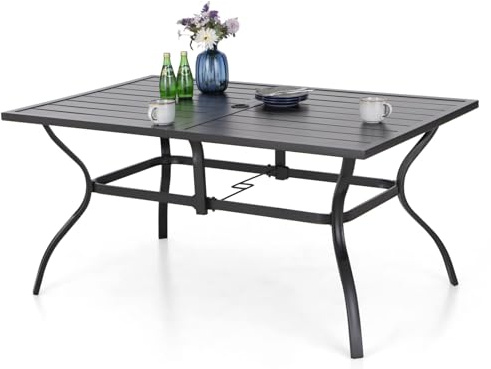MFSTUDIO 152 x 92 x 73 cm Gartentisch, Balkontisch Wetterfest