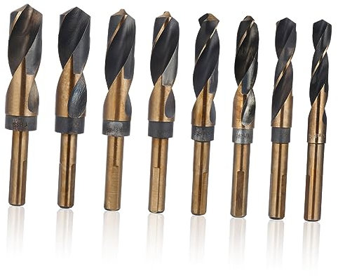 OSALADI 8piezas Brocas Helicoidales Brocas Para Metal y Acero Para Perforación De Kit De
