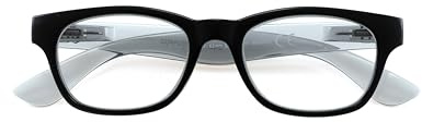 Corpo-otto Occhiali da Lettura Classic Nero-Grigio +2,00