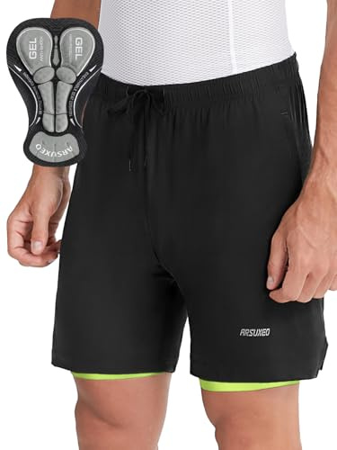 ARSUXEO Cykelshorts för herr vadderade och lösa mountainbike-shorts 2506, XL