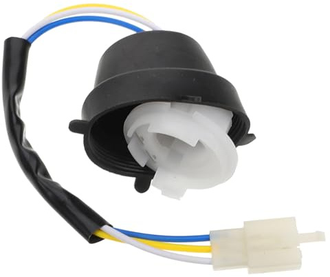 Portalámparas de Doble Pin de Faro para Moto Eléctrica | Plástico, Diseño Simple Aspecto Moderno, Arnés de Luces y Conector para Bombilla